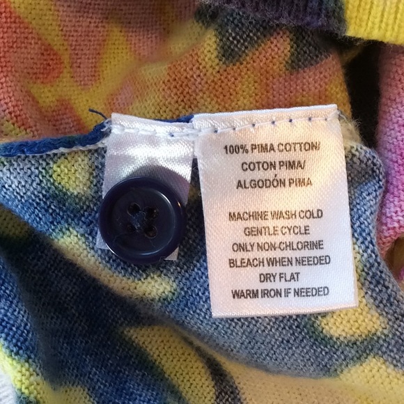 Ann Taylor Loft Cotton Floral Cardigan Sweater S - Picture 7 of 7